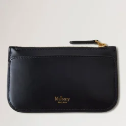 Mulberry Clutch*Lynlås Møntpung Super Lux Sort