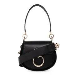 Chloé Skuldertasker*Mini Skuldertaske med Ring Sort