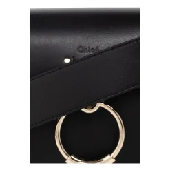 Chloé Skuldertasker*Mini Skuldertaske med Ring Sort
