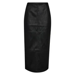 Co'Couture Nederdele*nederdel i imiteret læder Sort