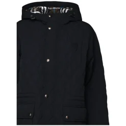 Burberry Frakker*nylonjakke med hætte Sort