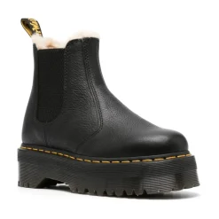 Dr. Martens Støvler|Chelsea Boots*Quad Platform Chelsea Støvler Sort