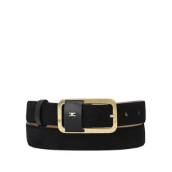 Elisabetta Franchi Bælter*Ruskind Damebælte Sort