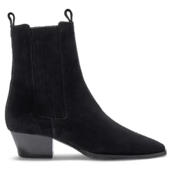 aeyde Støvler*Ruskind Læderstøvler Sort