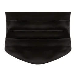 Nina Ricci Bælter*Satin Tuxedo Sort