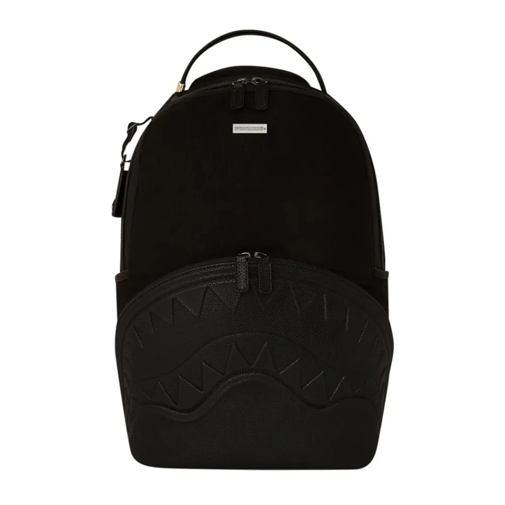 SPRAYGROUND Rygsække*Shark Lomme Canvas Rygsæk Sort