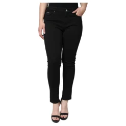 Dolce & Gabbana Jeans*Skinny Denim Jeans med Lynlås Sort