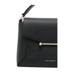 Strathberry Håndtasker*Skuldertaske med Foldover Top Sort