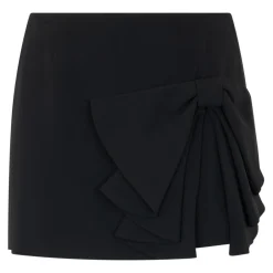 RED Valentino Nederdele*slå-om-kjole med elegant draperet sløjfe. Sort