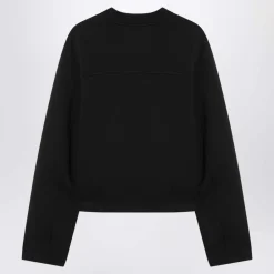 Moncler Sweatshirts*Sweater Edward Enninful Stil Sort
