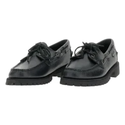 Sebago Loafers*Waxy Loafer Damesko Sort