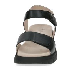 Caprice Sandaler*e Afslappede Åbne Flade Sandaler Sort