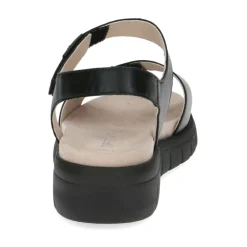 Caprice Sandaler*e Afslappede Åbne Flade Sandaler Sort