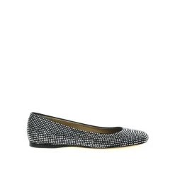 Loewe Ballerina Sko*e Ballerina Flats med Strass Pynt Sort