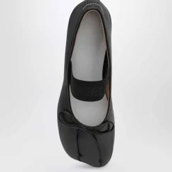 MM6 Maison Margiela Ballerina Sko*e flade sko 100% fåreskind Sort