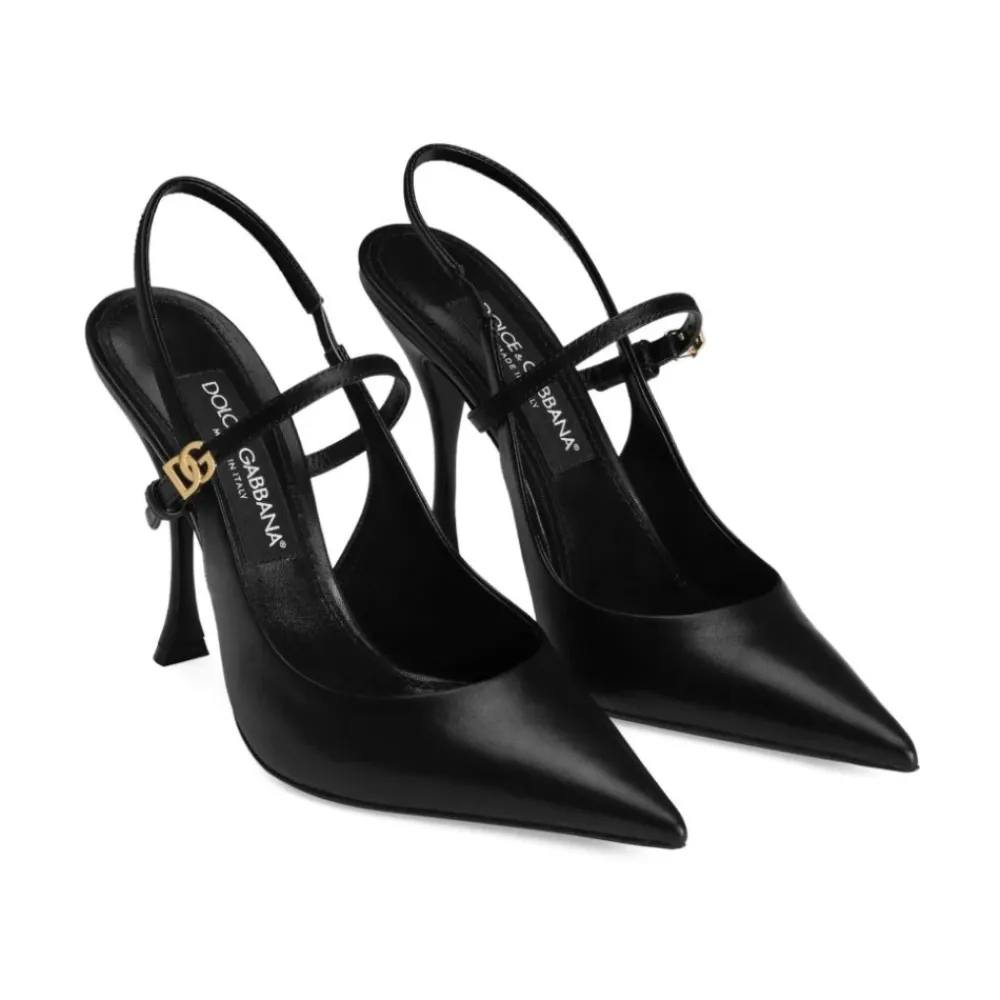 Dolce & Gabbana Pumps*e flade sko Elegant stil Sort