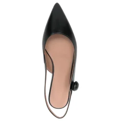 Malone Souliers Ballerina Sko*e Flade Slingback Sko Sort