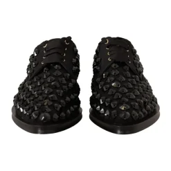 Dolce & Gabbana Snøresko*e Juvelbesatte Snøresko Sort