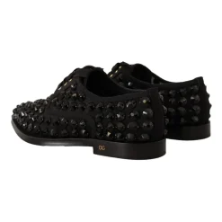 Dolce & Gabbana Snøresko*e Juvelbesatte Snøresko Sort