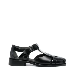 Hereu Sandaler*e Læder Cut-Out Sandaler Sort