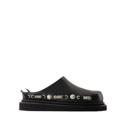 Toga Pulla Loafers*e Lædersandaler - Rund Tå Sort