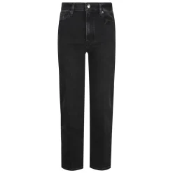 Frame Jeans*e Straight Jeans med Lommer Sort