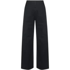 Khaite Jeans*e Straight Leg Jeans Carlyle Vask Sort