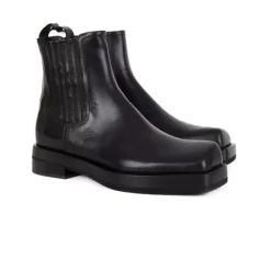 AGL Chelsea Boots*e Støvler Dame Mode Trendy Sort