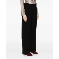 Forte Forte Bukser*e Uldbukser AW25 Sort