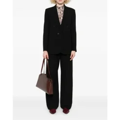 Forte Forte Bukser*e Uldbukser AW25 Sort