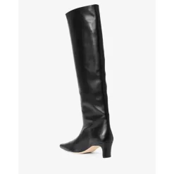 STAUD Støvler*Spids Tå Læder Knæhøje Støvler Sort