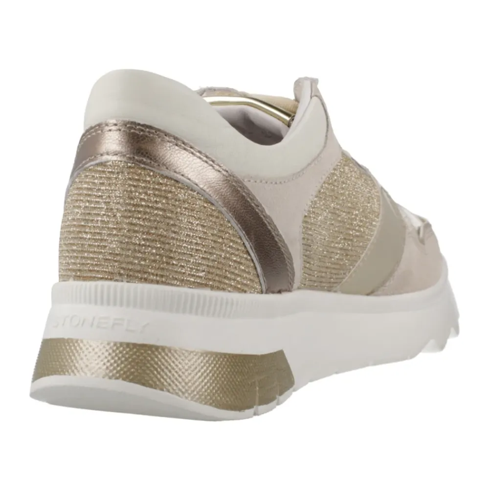 STONEFLY Sneakers*SPOCK 41 Glitter Tex Velour Gul