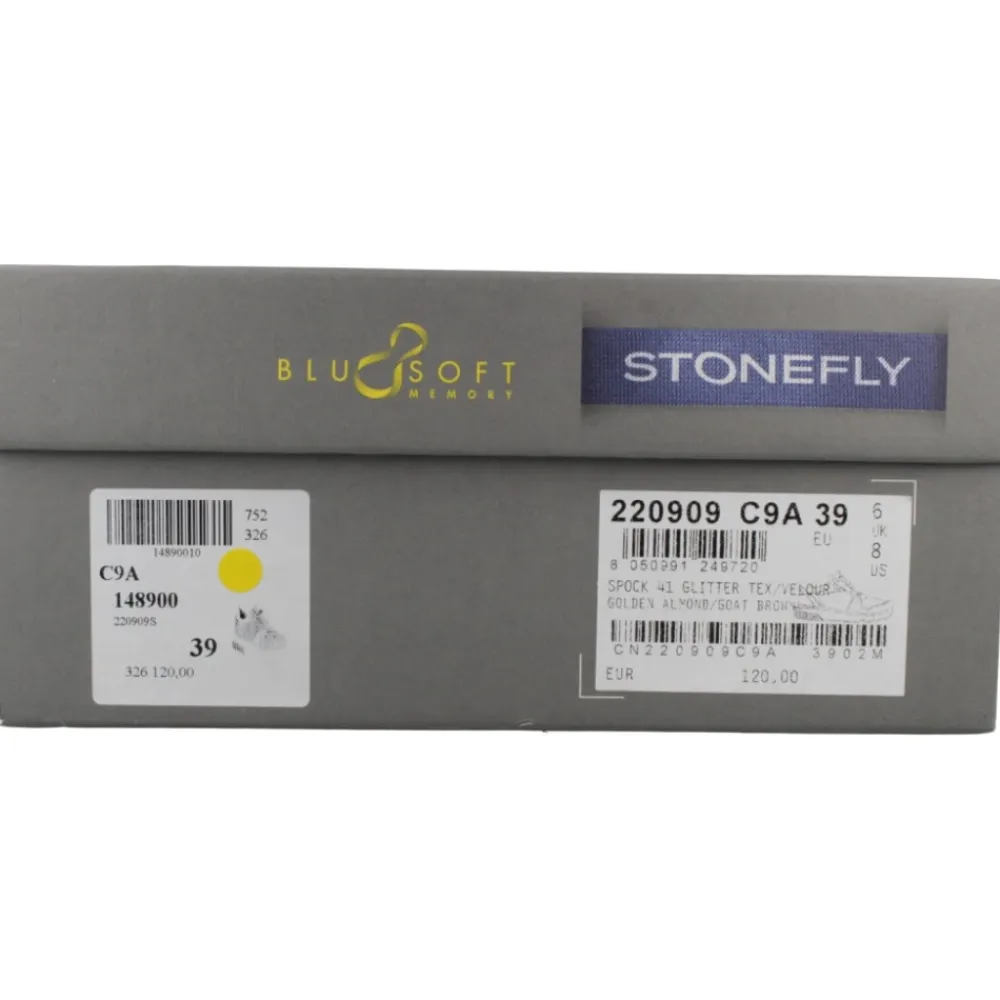 STONEFLY Sneakers*SPOCK 41 Glitter Tex Velour Gul