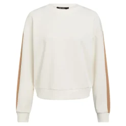 Marc Aurel Sweatshirts*Sporty sweatshirt med stribeaccent Hvid