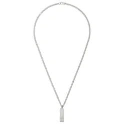 Gucci Smykker*Sterlingsølv Halskæde med Interlocking G Logo Vedhæng Grå