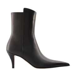 Alexander McQueen Støvler*Stilet Ankelstøvler med Spids Tå Sort