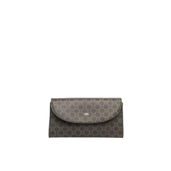 Nerogiardini Clutch*Stilfuld clutch i teknisk materiale Brun