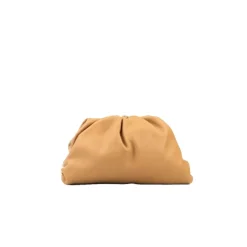 Bottega Veneta Clutch*Stilfuld Lædertaske Beige