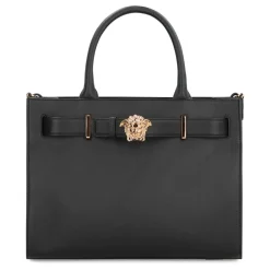 Versace Indkøbstasker*Stilfuld lædertaske Sort