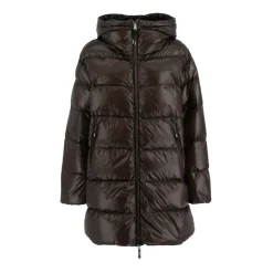 Parajumpers Jakker*Stilfuld Nylonjakke med Dobbelt Lynlås Brun