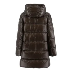 Parajumpers Jakker*Stilfuld Nylonjakke med Dobbelt Lynlås Brun