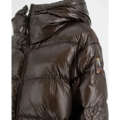 Parajumpers Jakker*Stilfuld Nylonjakke med Dobbelt Lynlås Brun