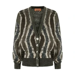 Missoni Striktrøjer & Sweatere*Stilfuld Strik Trøje Multifarvet