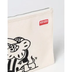 Kenzo Clutch*Stilfuld tegneserie clutch taske Hvid