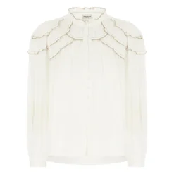 Marant étoile Bluser & Skjorter*Stilfuld Top til Trendy Looks Hvid