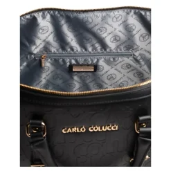 Carlo Colucci Rejsetasker*Stilfuld Weekender Taske til Korte Ture Sort