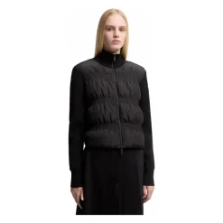 Moncler Striktrøjer & Sweatere*Stilfulde Cardigans til et elegant look Sort