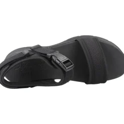 Skechers Sandaler*Stilfulde flade sandaler til kvinder Sort