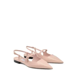 Jimmy Choo Ballerina Sko*Stilfulde flade sko med ankelspænde Pink