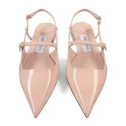 Jimmy Choo Ballerina Sko*Stilfulde flade sko med ankelspænde Pink